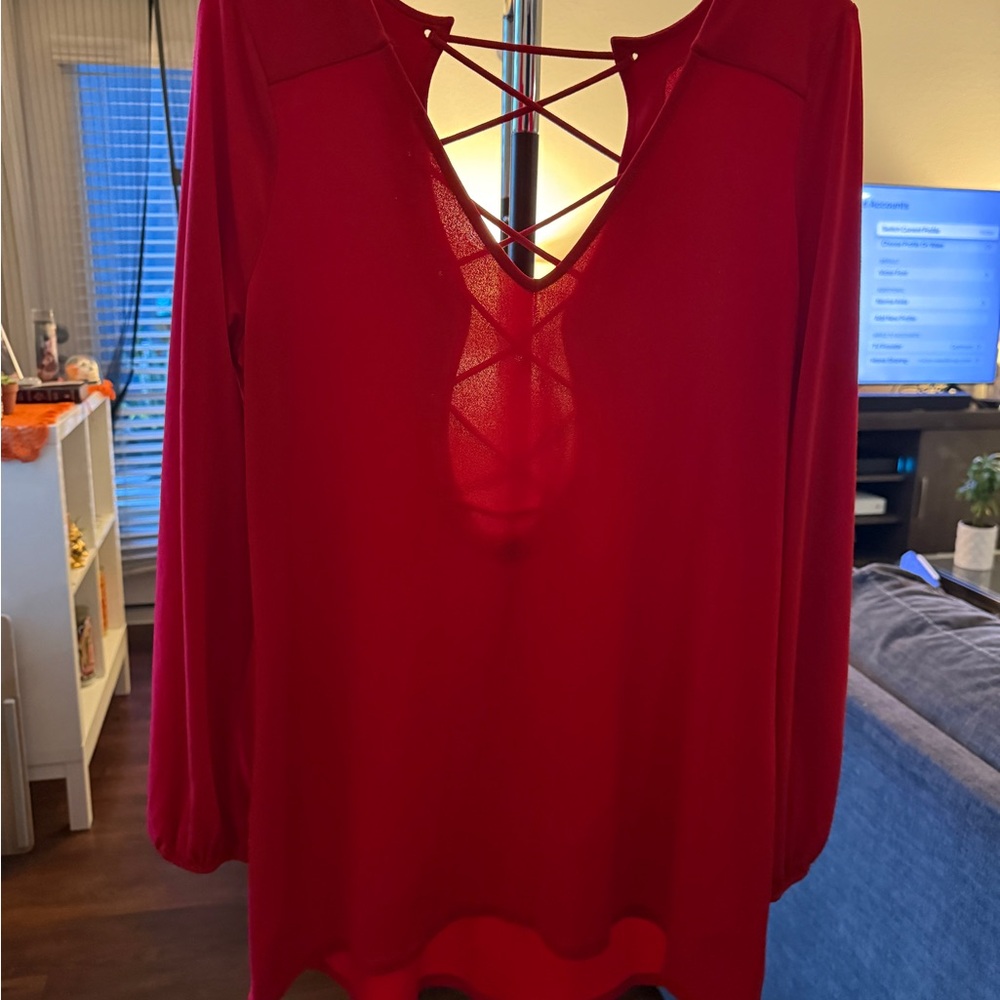 Express Red Mini Dress
